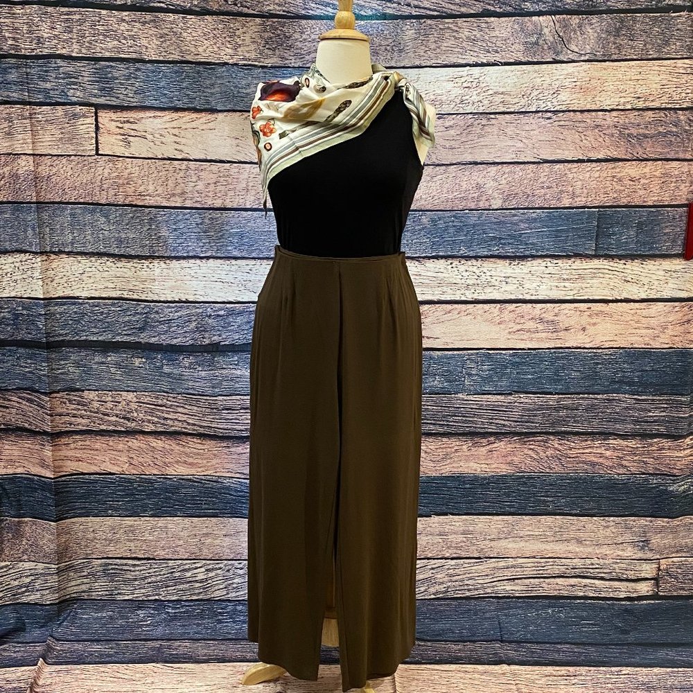 Chocolate Brown J.Jill Split-Ankle Pants
